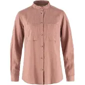 Fjällräven Women's Övik Hemp Shirt L/S Camicia Donna (XL, fuchsia)