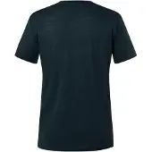 Super.natural Sierra 140 V Neck T-shirt Uomo (S, nero/blu)