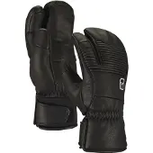 Ortovox Full Leather 3 Finger Glove Guanti Uomo (M, nero)