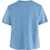 Fjällräven Women's Fjällblomster Logo T-Shirt T-shirt Donna (XL, blu)