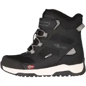 TROLLKIDS Kid's Lofoten Winter Boots Pro Scarpe invernali Bambini (31, nero)