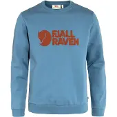 Fjällräven Felpa Girocollo Uomo Logo Sweater Dawn Blue