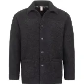 Engel Jacket Giacca di lana Uomo (S, nero)