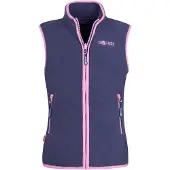 TROLLKIDS Kid's Arendal Vest Gilet in pile Bambini (110, blu)