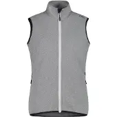 CMP Women's Vest Gilet in pile Donna (34, grigio)