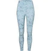 Mandala Women's Monoprinted Tights Leggings Donna (M, grigio)