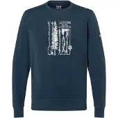 Super.natural Fishing Adventure Crew Maglione Uomo (S, blu)