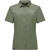 Salewa Women's Puez S/S Shirt Camicetta Donna (38, olivia)