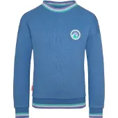 TROLLKIDS Girl's Senja Sweatshirt Maglione Bambini (104, blu)