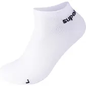 Super.natural Sneaker Socks 2-Pack Calze merino (45-48, bianco)
