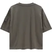 Jeanne Baret Women's Polynesia T-Shirt T-shirt Donna (36, marrone/grigio)