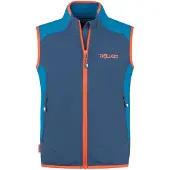 TROLLKIDS Kid's Balestrand Vest Gilet a vento Bambini (164, blu)