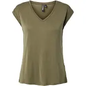 Pieces T-shirt A V | Verde | XS
