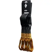 Black Diamond - Set da 6 rinvii per l&amp;#x27;arrampicata - Hotforge Quickpack 12 Cm Amber - Giallo