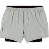 Ciele DLY Short 5'' Longbrief-2 Pantaloncini da running Uomo (XL, grigio)