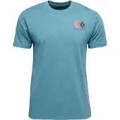 Black Diamond Faded S/S Tee T-shirt Uomo (XL, marrone)