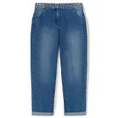 Motivi Boyfit Jeans With Jeweled Belt Blue Taglia: 40 | Jeans Outlet | Donna | Blu