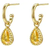 Hey Happiness Orecchini 'November Birthstone' oro
