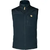 Fjällräven Buck Fleece Vest Gilet in pile Uomo (M, blu)