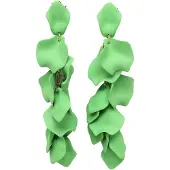 Avant Garde Orecchini 'Petals' verde