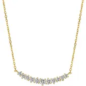 Hey Happiness Collana 'Tennis Glow' oro
