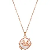 Hey Happiness Collana 'Serenity Locket' oro rosé