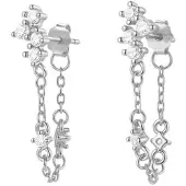 Hey Happiness Orecchini 'Cluster Blossom' argento