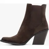 Estro Stivale da cowboy '09-3802' marrone scuro