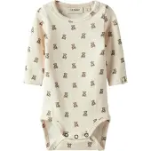 Lil´ Atelier Tutina / body per bambino 'NBNGayo Elo' marrone / grigio / bianco lana