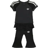 Adidas Originals Set 'SLIM KNITTED TEE LEGGINGS' nero / bianco