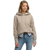 Superdry per donna. W2012667A Felpa grigia essenziale (XL), Casual, Grigio, Cotone