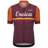 Santini Eroica Iris Maglietta da ciclismo Uomo (S, rosso)