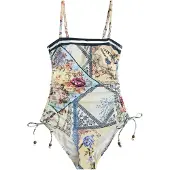 Next Costume intero crema / blu chiaro / giallo chiaro / rosa