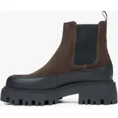 Estro Boots chelsea '09-3593' marrone scuro
