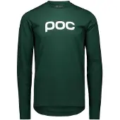 POC L/S Tee Maglia a manica lunga Uomo (L, verde)