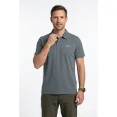 Jack Wolfskin Essential Polo Maglia polo Uomo (S, grigio)