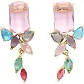 Avant Garde Orecchini 'Sofiata' rosa