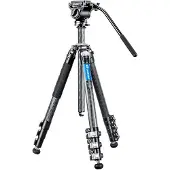 Leofoto Manba LV-284C treppiede + BV-5 videohead