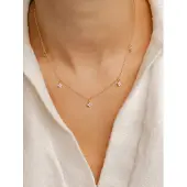 Hey Happiness Collana 'Floret' oro