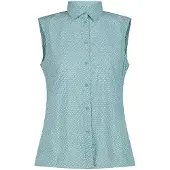CMP Women's Sleeveless Shirt Camicetta Donna (34, turchese)