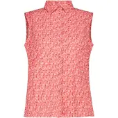 CMP Women's Shirt with Pattern Camicetta Donna (36, rosso)
