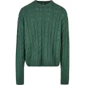 Urban Classics Boxy Sweater Green Taglia: L | Maglioni a maglia Outlet | Uomo | Verde