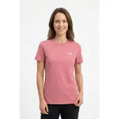 Jack Wolfskin Women's Essential T-Shirt T-shirt Donna (XL, fuchsia)