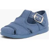 Pisamonas Scarpina primi passi blu denim