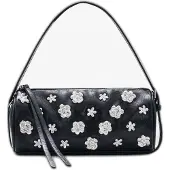 Desigual , Piccola borsa trapuntata, Donna, Poliuretano, Nero, U