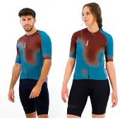 Santini Aura S/S Jersey Maglietta da ciclismo (S, variopinto)