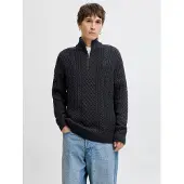 Jack & jones Felpa Con Mezza Zip
