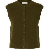 Selected Gilet A Maglia Donne Marrone L
