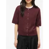 Vila Viliga Maniche Corte Cardigan A Maglia