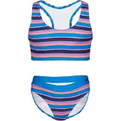 TROLLKIDS Girl's Kvalvika Bikini Bikini Bambini (116, blu)